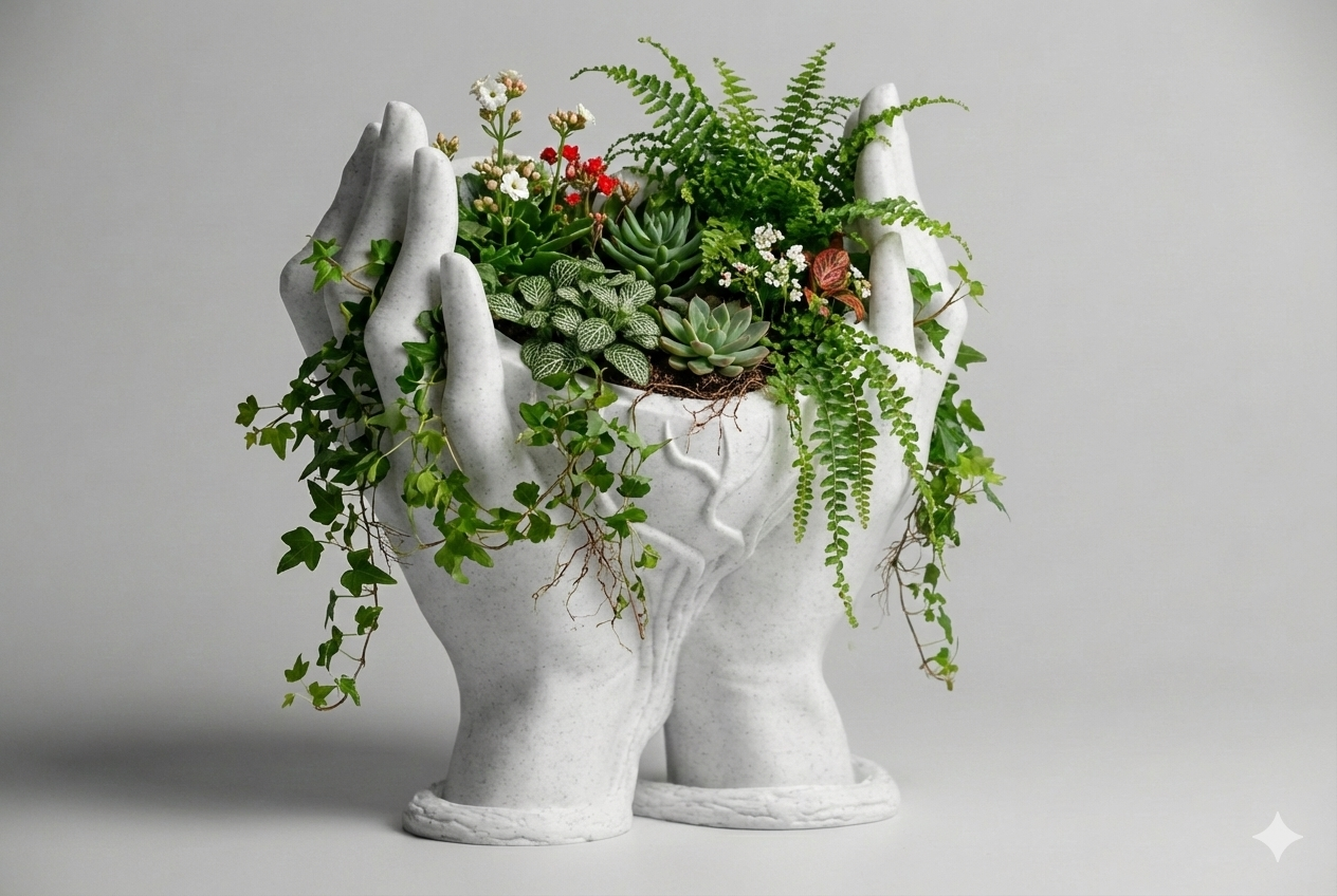 Hand Vase